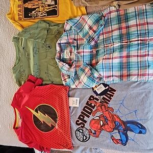 9 piece boys spring/summer lot. Size 8 and 10 and 10/12